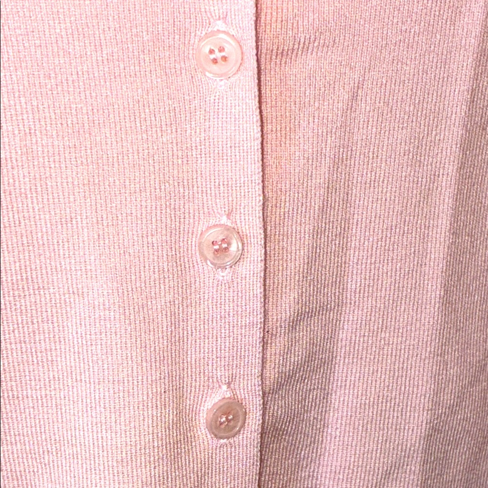 Pink Button-Up Cardigan - Picture 3 of 6